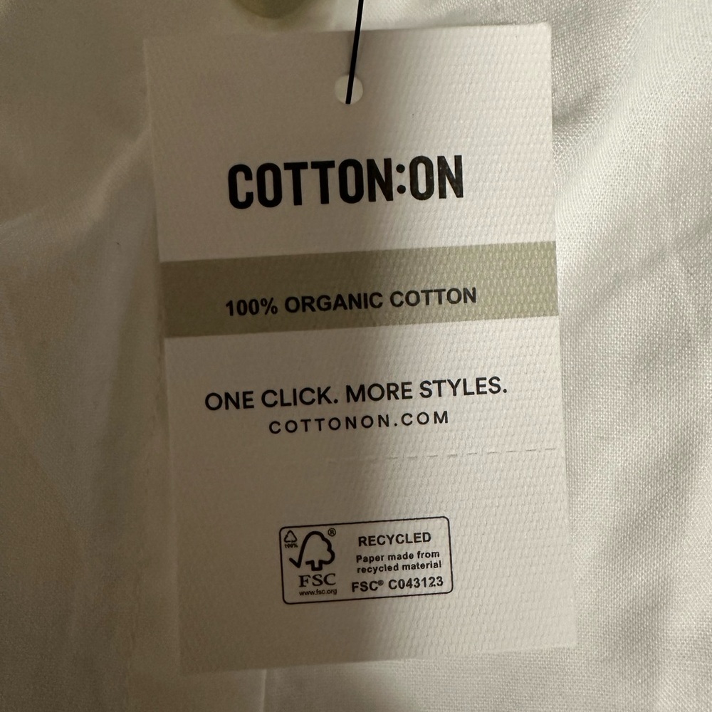 Cotton On White Ruffle-Trim Cropped Tank Top size 4 sleeveless NWT - Picture 5 of 15
